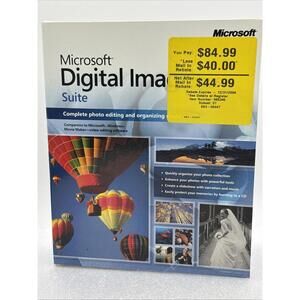 Microsoft Digital Image Suite 2006 PC Sealed Software Windows XP/2000/ME/98 New